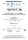 Quality Management System certificate acc. to ISO 9001: 2015