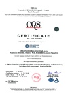 Quality Management System certificate acc. to ISO 9001: 2015